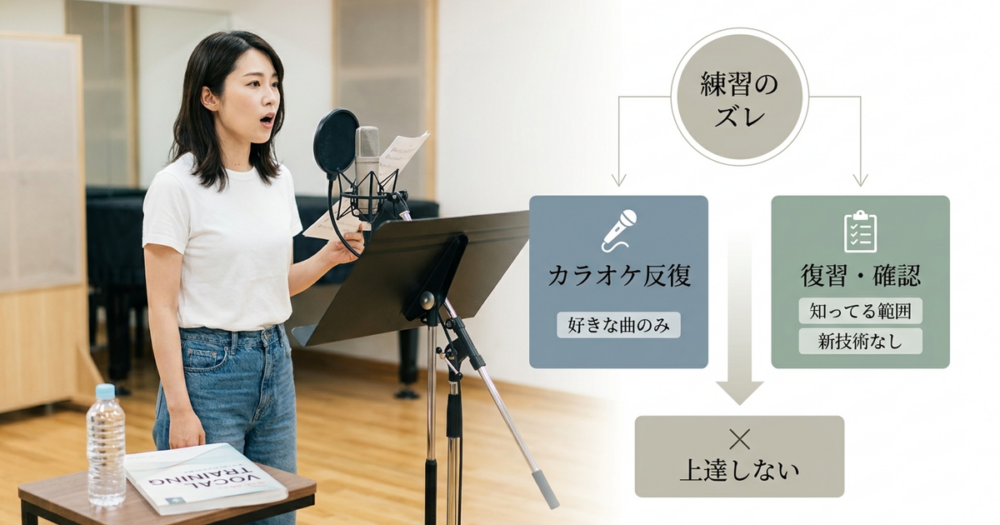 上達しない人に共通する「練習のズレ」が生まれる瞬間