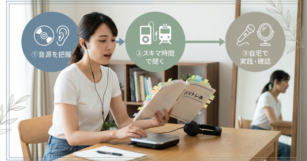 ボイトレ本を独学で使うときの効果を最大化する実践法