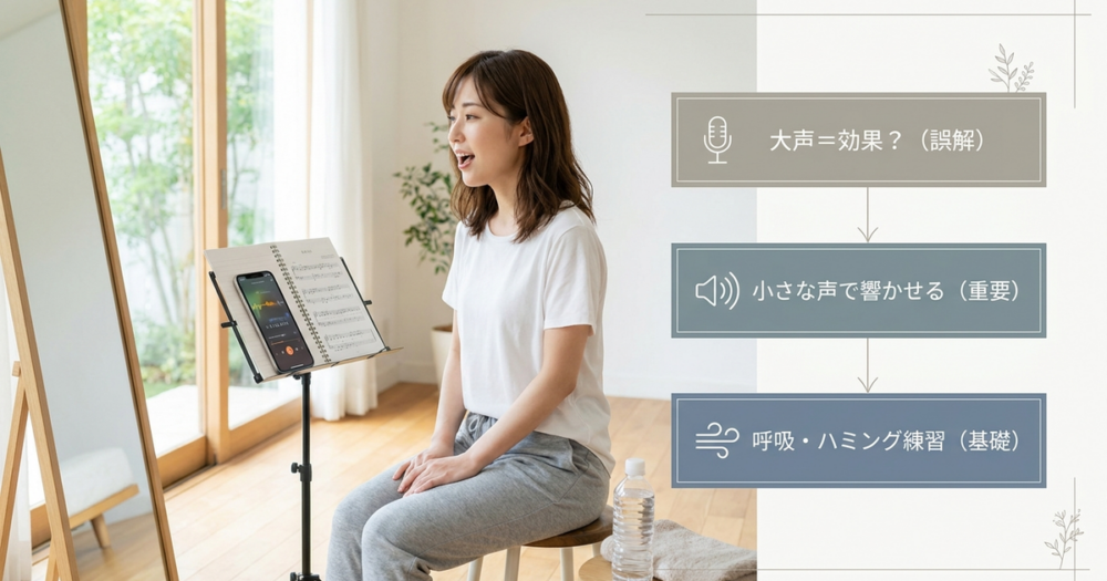 独学ボイトレで声が変わらない人に共通する3つの盲点