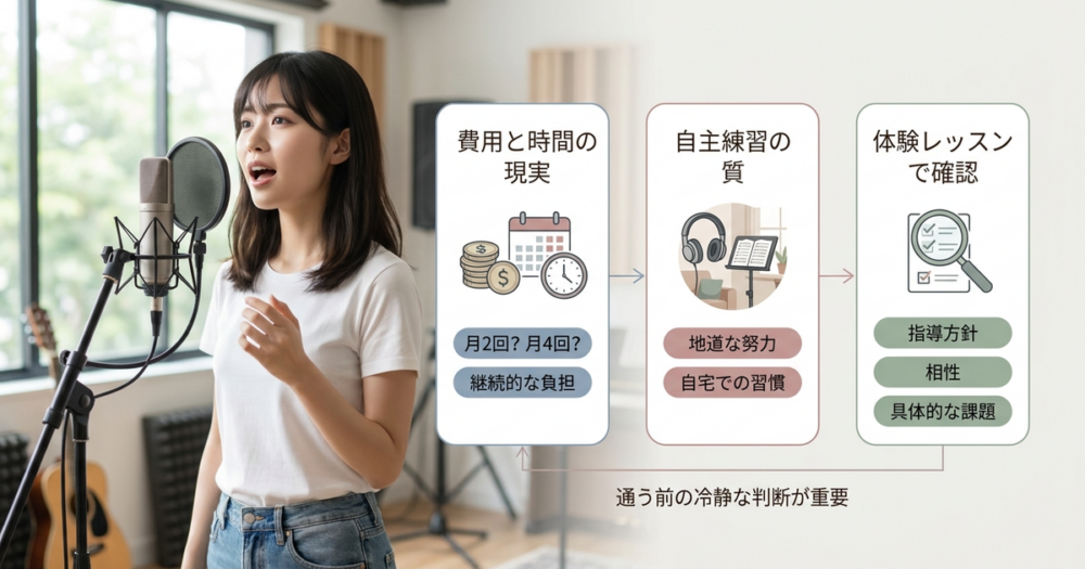 ボイトレ教室が知恵袋では語られない「通う前に確認すべき3つの現実」