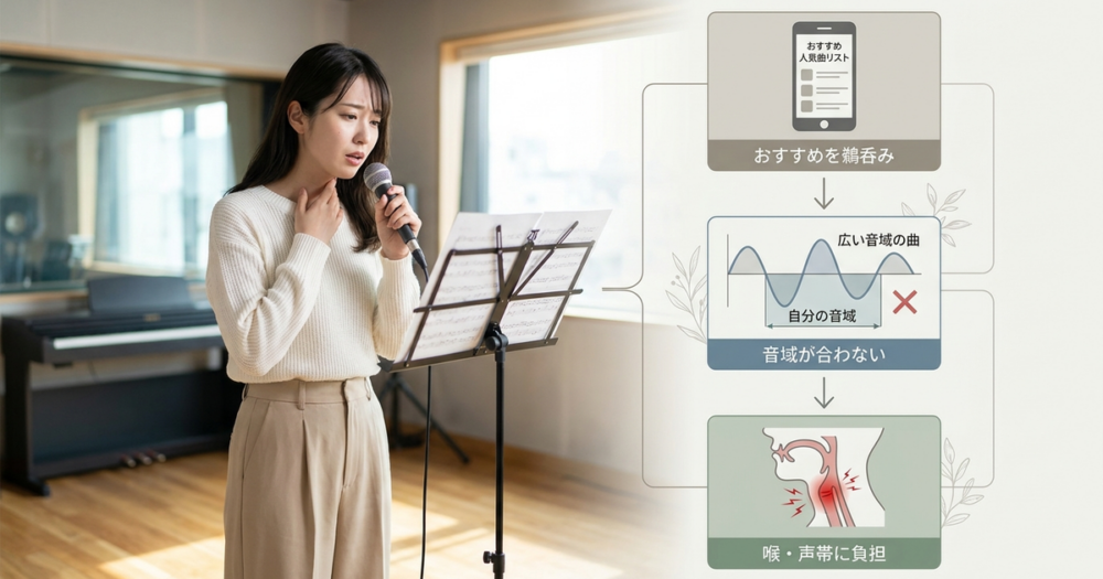 女性のボイトレ練習曲、なぜ「おすすめ」を信じて選ぶと上達しないのか