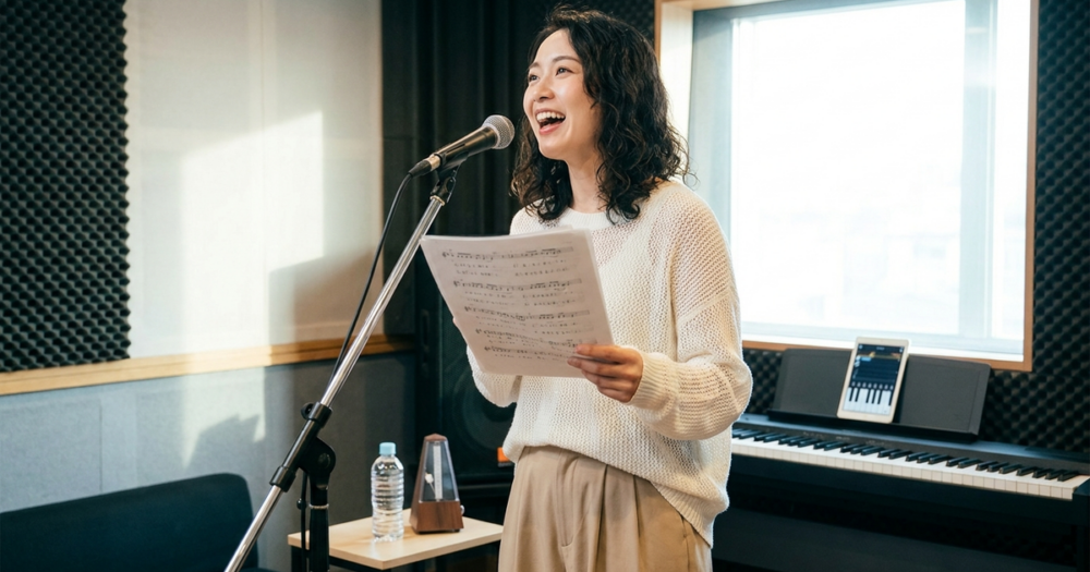 ボイトレ 練習曲 おすすめ 女性の解説イメージ