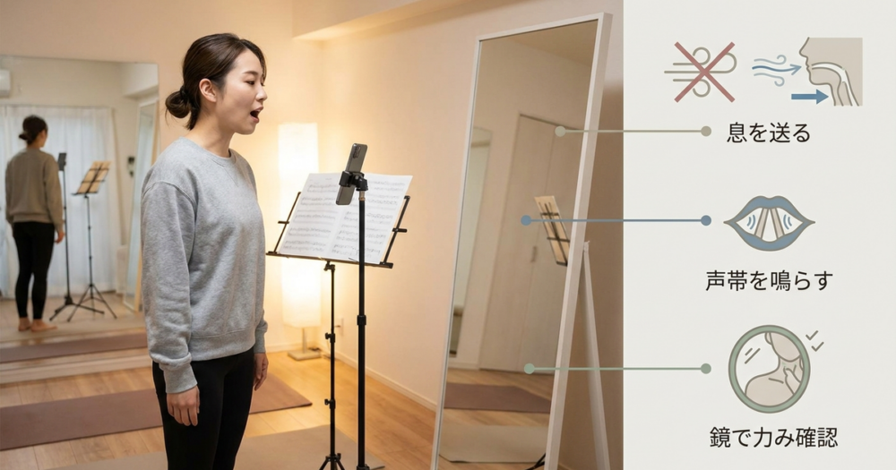 ボイトレの自主練で見直すべき声の使い方3つ
