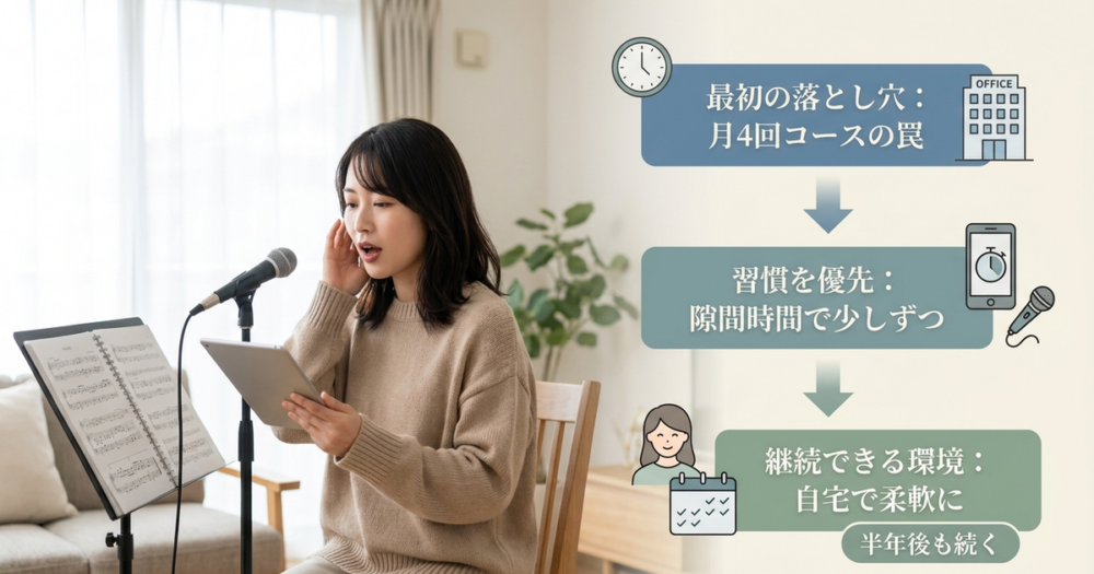 社会人が趣味のボイトレで見落としている「継続できる環境」とは何か