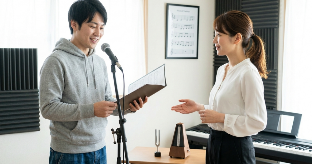 ボイトレ 音痴の解説イメージ