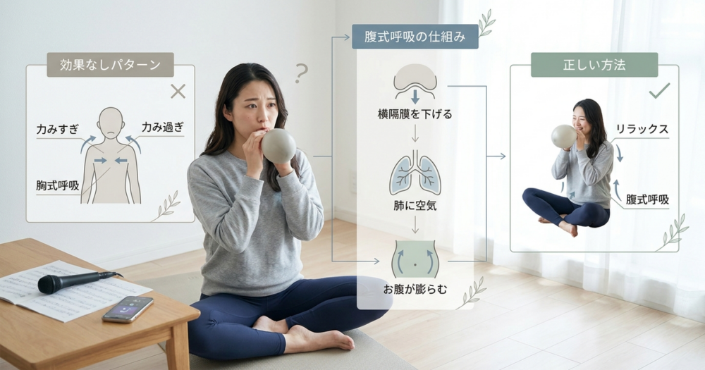 ボイトレで風船を使っても効果を実感できていない理由