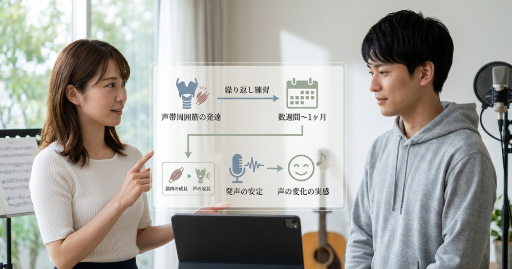 ボイトレ教室は意味ないと感じる前に知っておくべき、声の変化が始まる仕組み