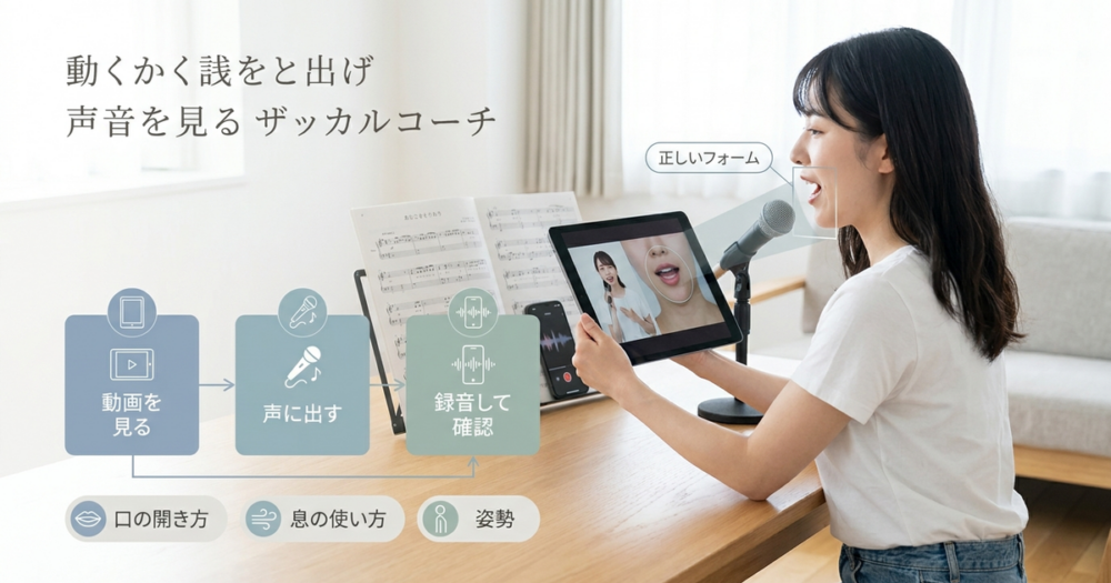 ボイトレ独学で動画教材を使うときに得られる優位性