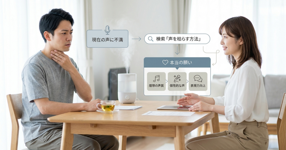 「声を枯らす方法」を検索する人が本当に知りたかったこと