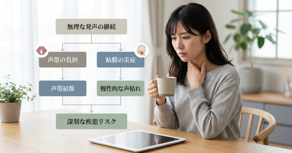 喉を潰す行為が引き起こす医学的リスクを具体的に理解する