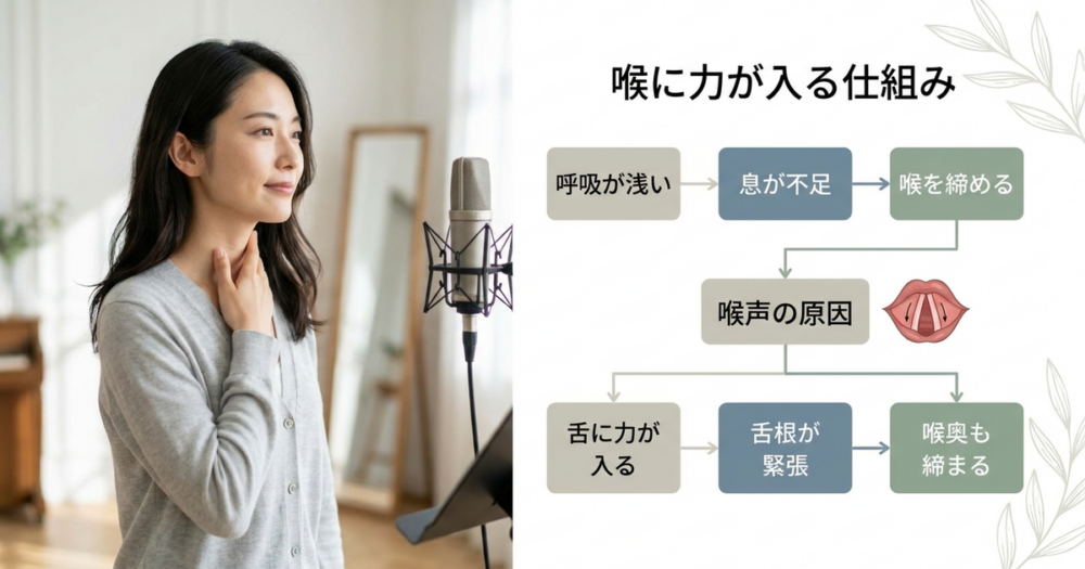 喉声の治し方でまず知っておきたい