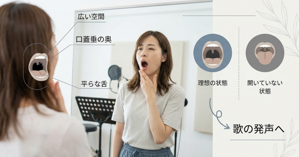 あくびをしながら鏡で見ると何が見えるのか
