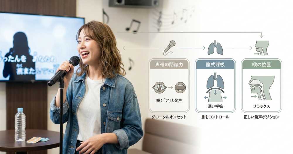喉を鍛える方法を変えると、カラオケで3時間歌っても枯れなくなる