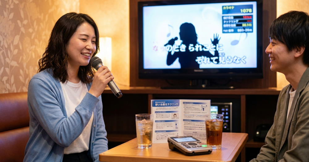 こぶしとは？カラオケでの意味と自然な出し方・ビブラートとの違いの解説イメージ