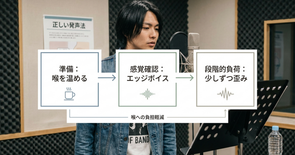 喉を痛めない練習の順番と初心者が見落としている準備