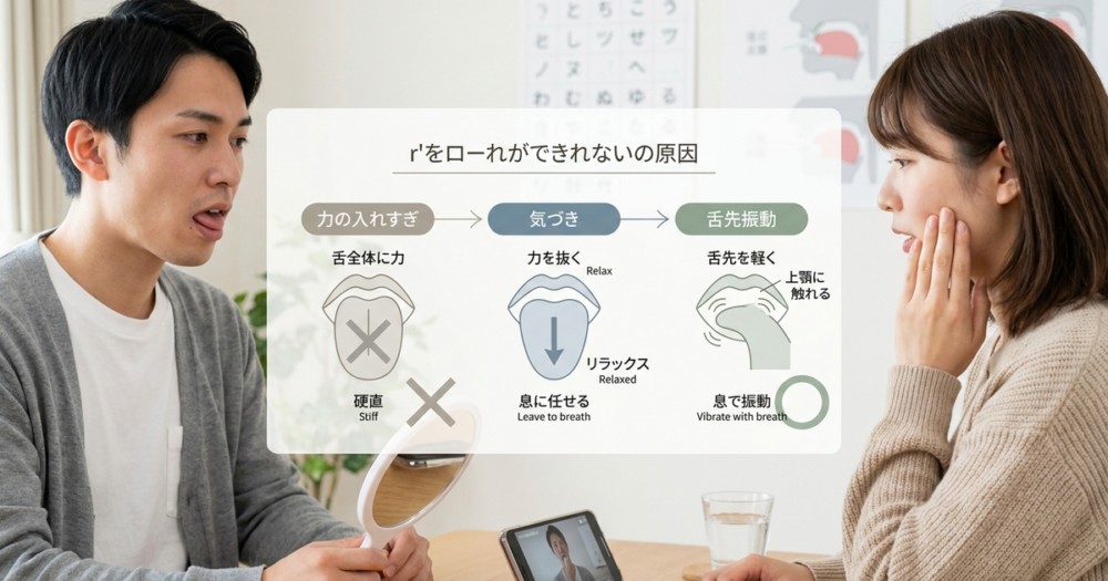 巻き舌ができない本当の原因は「力の入れすぎ」だと気づく