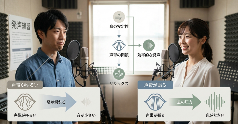 呼吸で声量が決まる仕組みと、息を効率よく使うためのチェックポイント