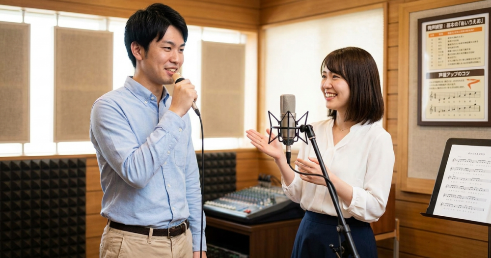 声を大きくする方法と無理なく声量を上げるコツの解説イメージ
