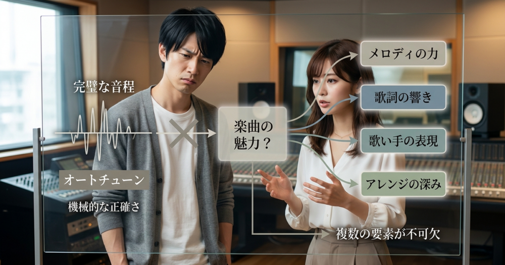 オートチューンを使っても、楽曲の魅力が上がらない理由