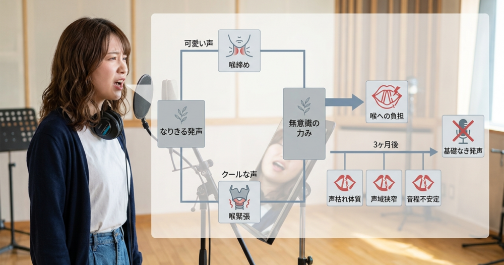 「なりきる」だけでは喉が壊れる理由