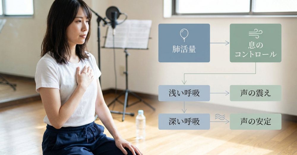 歌うときの息切れは肺活量だけの問題ではなかった