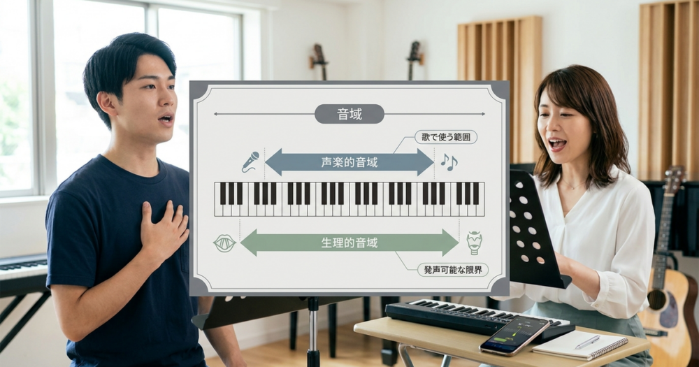 音域とは？歌う前に知っておきたい基本と声域との関係