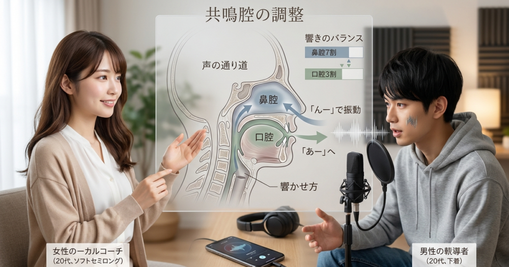 女声の出し方で見落とされがちな、共鳴腔の調整テクニック