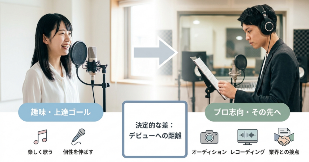 プロ志向のボイトレ教室を選ぶとき、多くの人が見落としている決定的な差
