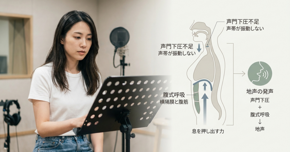 女性が地声で歌えない本当の原因は呼吸にある