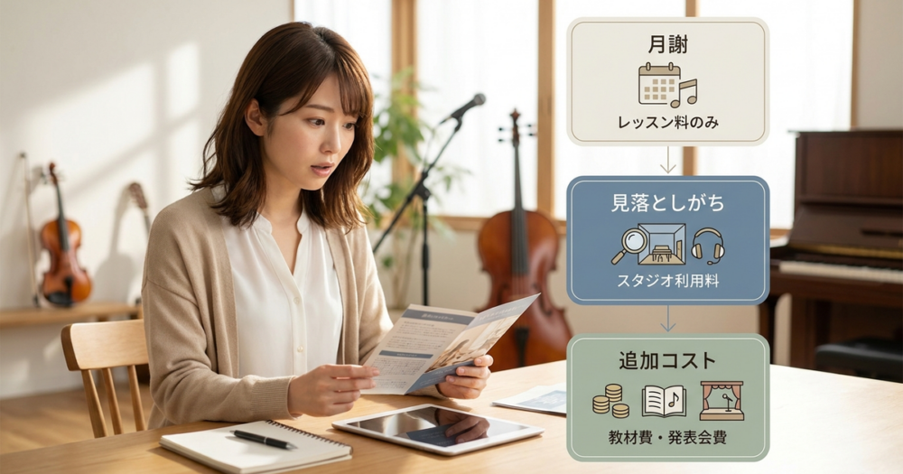椿音楽教室の料金体系で初心者が見落としがちな追加コスト