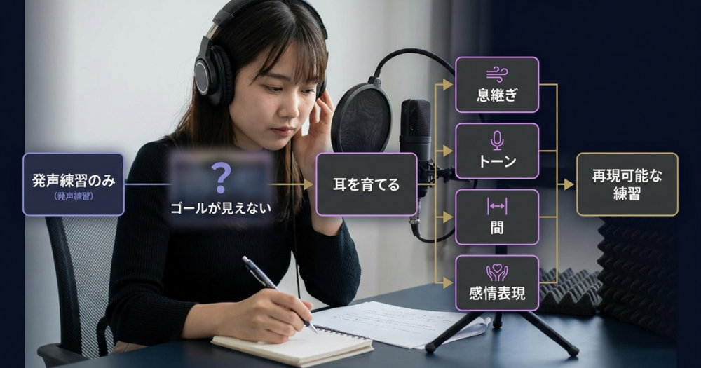 プロの声をコピーする前に、なぜ耳を育てる必要があるのか