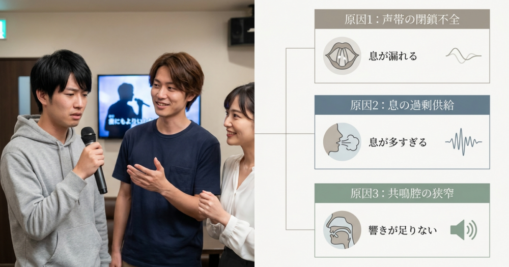 裏声がダサく聞こえてしまう3つの構造的な原因