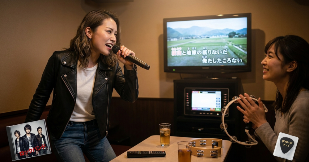 女性が歌うとかっこいい男性の曲の解説イメージ