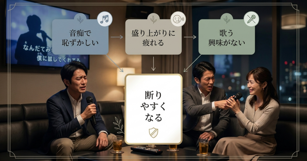 カラオケに行きたくない・歌いたくない心理を知っておくと、断りやすくなる