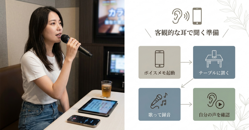 スマホ録音を「客観的な耳」として使う準備手順