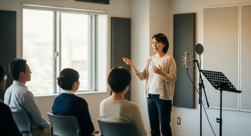 発声の基礎から学べる専門スクール