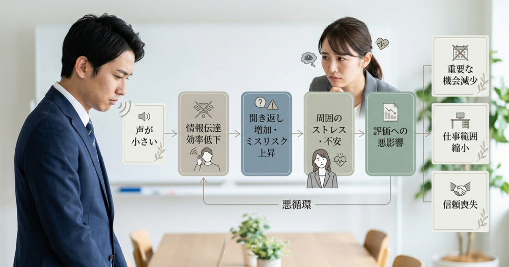 声が小さいと「仕事ができない」と評価される本当の理由