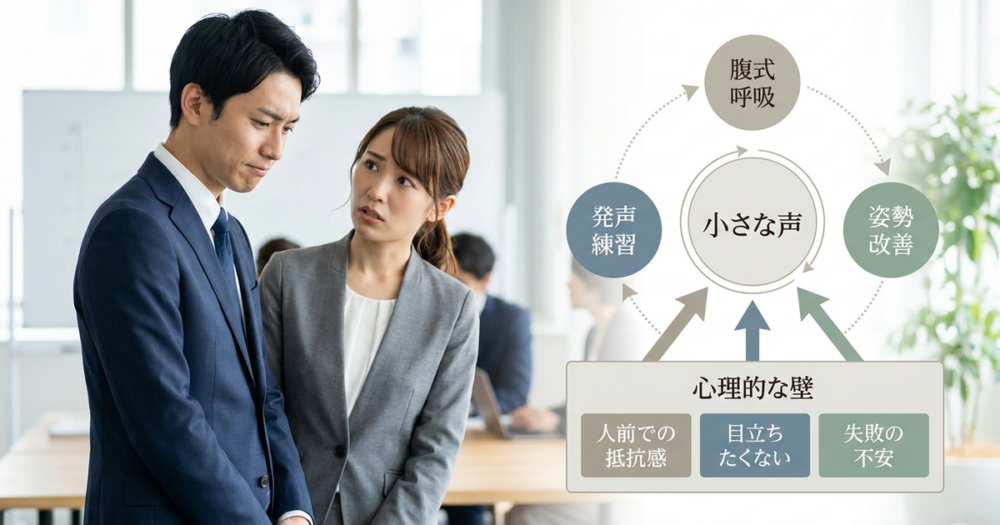 「声を大きくしよう」という努力が空回りしている人の特徴
