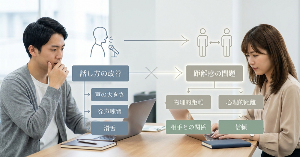 話し方を変えても解決しない理由がここにある