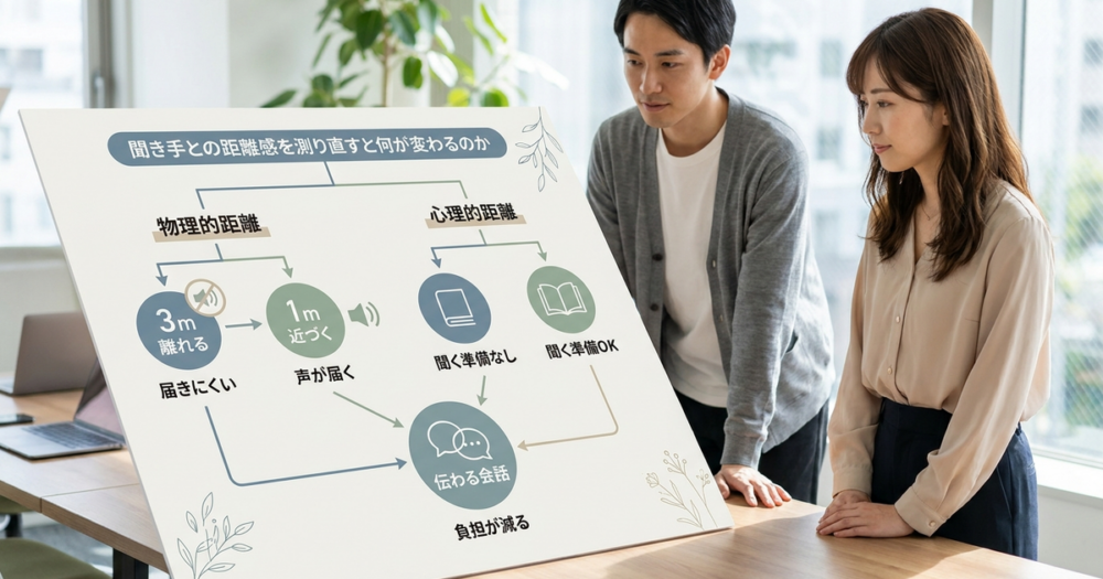 聞き手との距離感を測り直すと何が変わるのか