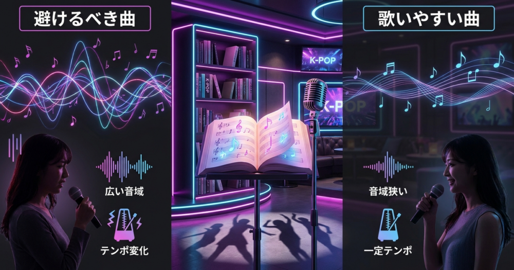 初心者が避けるべきK-POPの特徴と、歌いやすい曲の見分け方がわかる