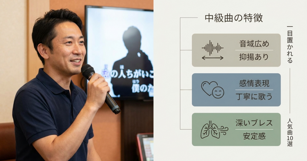 難易度【中級】歌いこなせると一目置かれる人気曲10選