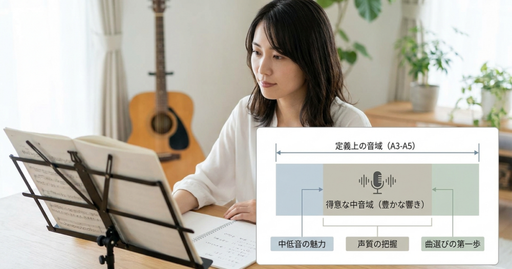 メゾソプラノの音域を理解しておく
