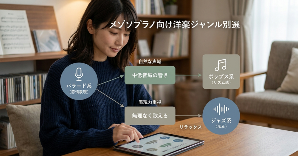 メゾソプラノが歌いやすい洋楽曲10選をジャンル別に分けた