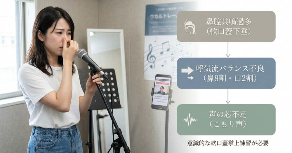 歌うと鼻声になる原因を3つのタイプで整理しておく