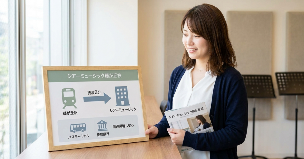 藤が丘駅から徒歩2分のアクセスと、通い続けるための周辺環境