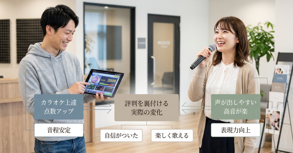 シアーミュージック草津の評判を裏付ける実際の変化