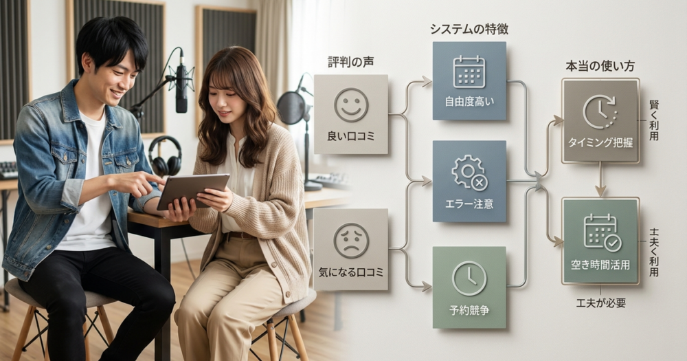 実際に通った人の評判から見えてきた「予約システム」の本当の使い方