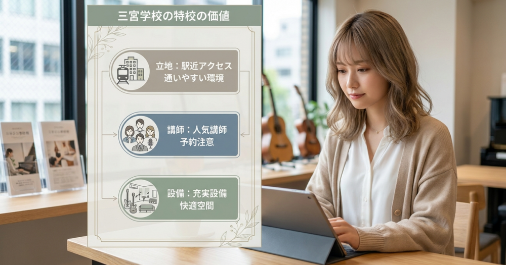 三宮校を選ぶ価値があるのか、立地・講師・設備の実態を整理する