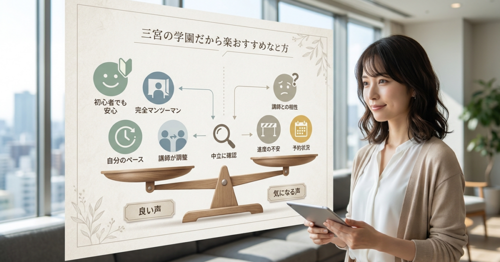 評判を左右している「良い声」と「気になる声」を中立に確認しておく